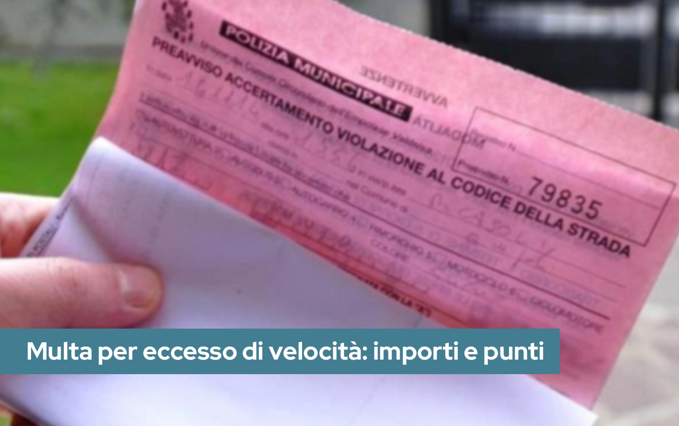 Eccesso di velocità: cosa si rischia davvero